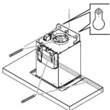 JENN-AIR JVR0436HS - Mark mounting hole - 1