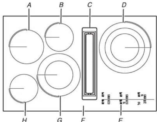 JENN-AIR JED3430GS - Table de cuisson de 36" (91,4 cm) - 1
