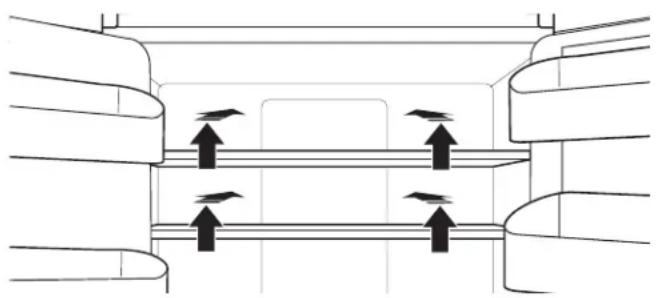 JENN-AIR JFFCC72EFS - Estante de vidrio plegable - 1