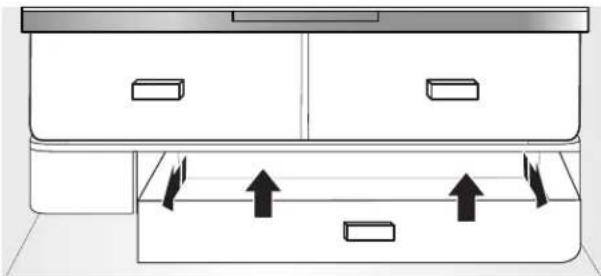 JENN-AIR JFFCC72EFS - To remove the crispers cover (can remove only if pull-out platter is removed first): - 1