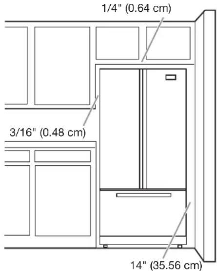 1/4" (0.64 cm) 3/16" (0.48 cm) 14" (35.56 cm)