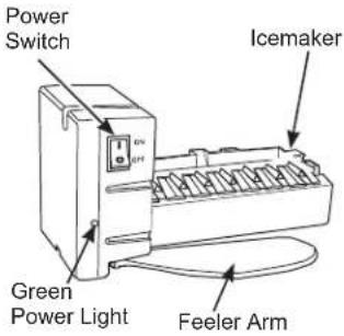 GE CWE19SP4NW2 - Automatic Icemaker (on some models) - 1