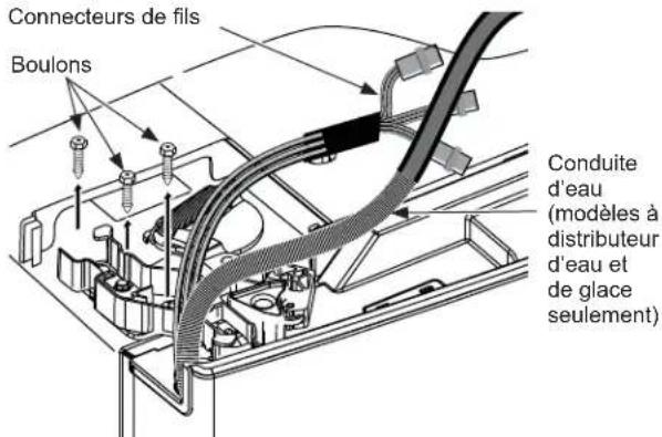 GE CWE19SP4NW2 - ③ RACCROCHAGE DE LA PORTE GAUCHE - 2