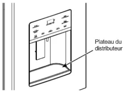 GE CWE19SP4NW2 - Distributeur d'eau et de glaçons - 1