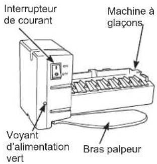GE CWE19SP4NW2 - Machine à glaçons automatique (certains modèles) - 1