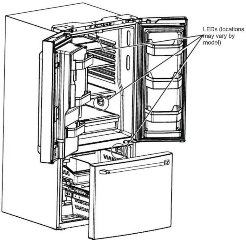 GE CWE19SP4NW2 - Replacing the Lights - 1