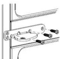 GE CWE19SP4NW2 - RÉINSTALLATION DES SUPPORTS DE CHARNIÈRE ET DES CHARNIÈRES CENTRAUX - 1