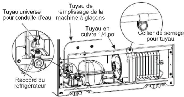 GE CWE19SP4NW2 - Modèles pouvant recevoir une machine à glaçons - 1