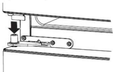 GE CWE19SP4NW2 - ③ REINSTALACIÓN DE LA PUERTA IZQUIERDA - 1