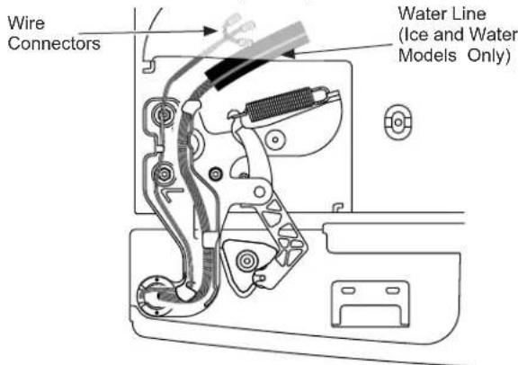 GE CWE19SP4NW2 - ③ REHANGING THE LEFT DOOR (Cont.) - 2