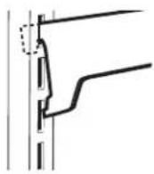 GE CWE19SP4NW2 - Pour replacer les tablettes : - 1
