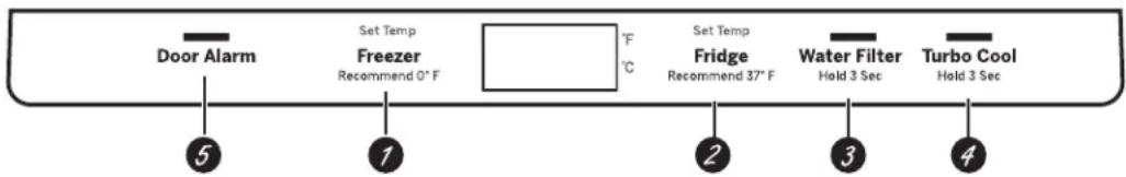 GE CWE19SP4NW2 - Control Superior de CWE19S - 1