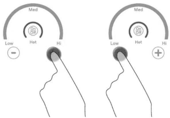 Med Low Hot Hi Med Low Hot Hi