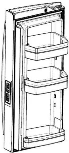 GE CWE23SP3MD1 - Modèles sans distributeur (Porte gauche) - 1