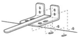 GE CWE23SP3MD1 - LOCATING THE ANTI-TIP FLOOR BRACKET (cont.) - 2
