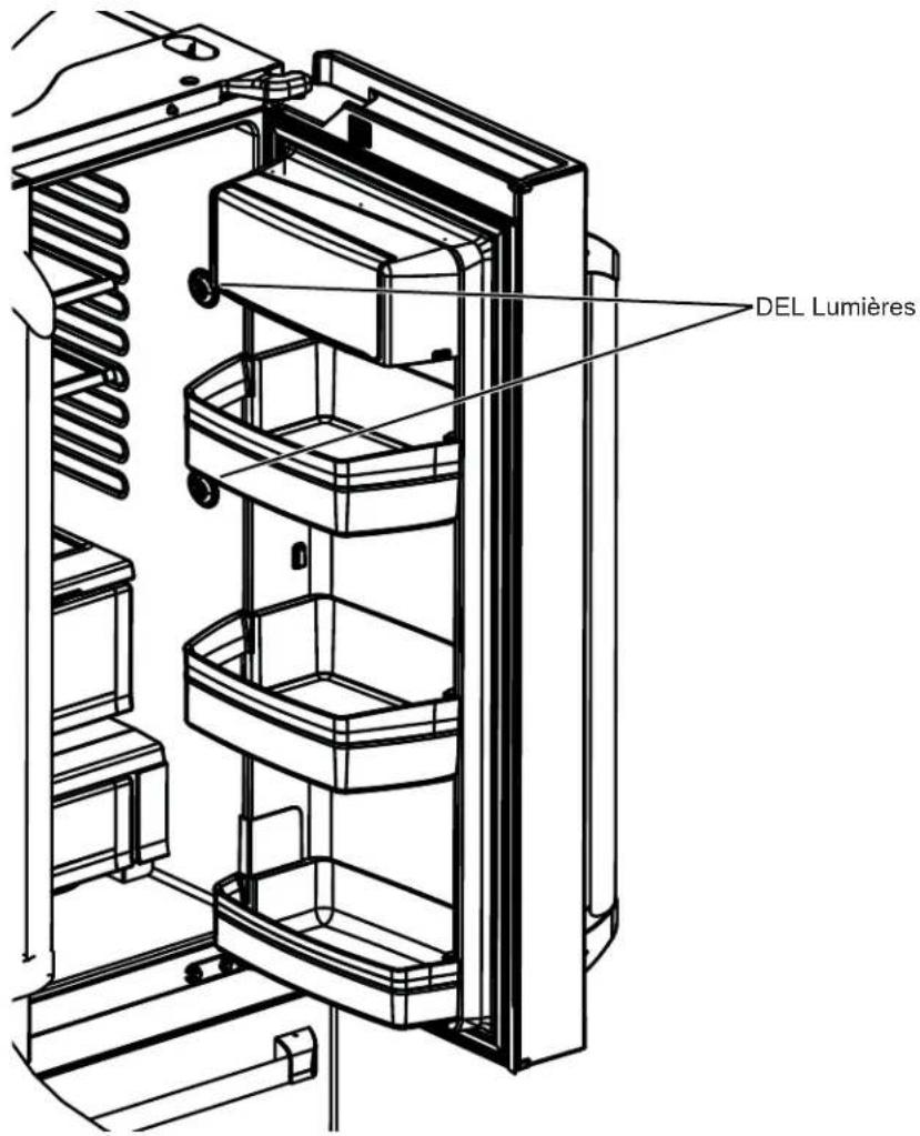 GE CWE23SP3MD1 - Ampoules du réfrigérateur (DEL) - 1