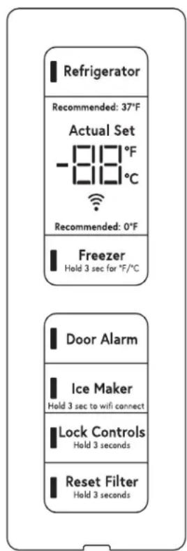 GE CWE23SP3MD1 - Changing the Temperature for Control Style CYE/CFE - 1