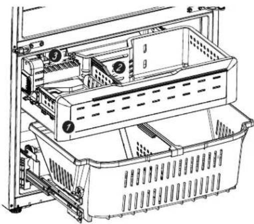 GE CWE23SP3MD1 - Panier et tiroir du congélateur - 1