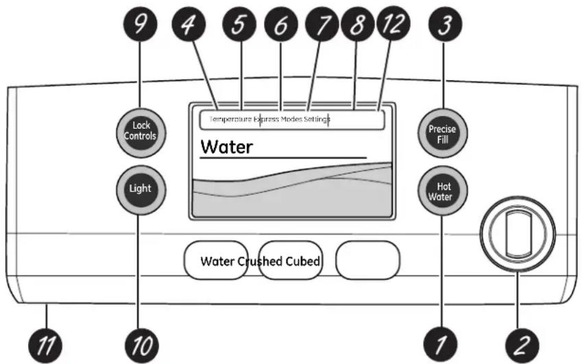 GE CWE23SP3MD1 - Cambio de la Temperatura para el Estilo de Control CWE - 1