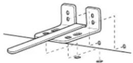 GE CFE28TP3MD1 - LOCATING THE ANTI-TIP FLOOR BRACKET (cont.) - 1