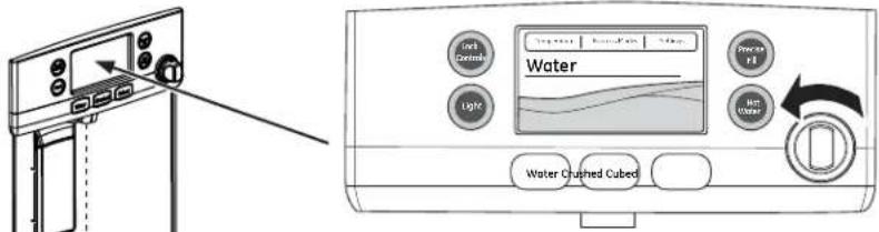 GE CFE28TP3MD1 - Pour modèles équipés d'un distributeur d'eau chaude seulement - 1