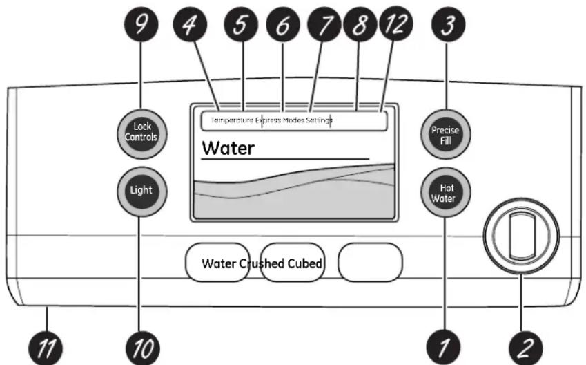 GE CFE28TP3MD1 - Changing Temp. for Control Style CWE - 1