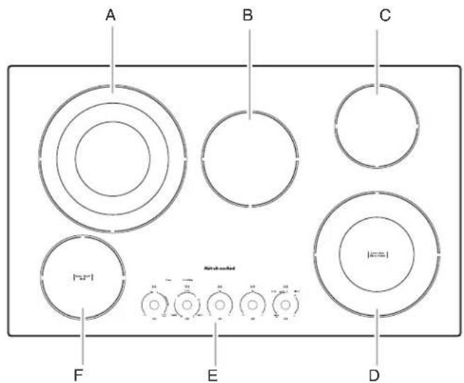 KITCHENAID KCES550HSS - Table de cuisson de 36 po (91,4 cm) - 1