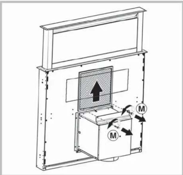 HOOVER HDD9800B - Sostituzione del filtro carbone (P) - 1