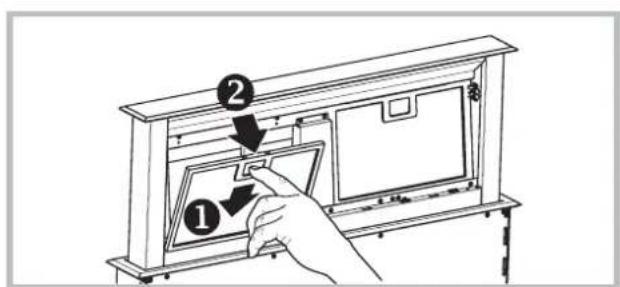 HOOVER HDD9800B - Curatarea filtrelor anti-grasime - 2