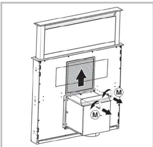 HOOVER HDD9800B - Remplacement du filtré à charbon (P) - 1