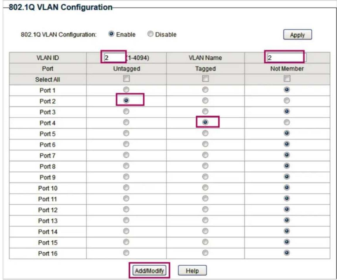 TP-LINK TLSG116E - Étapes de configuration - 2