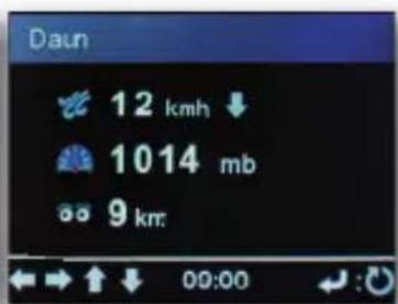 Imperial DABMAN i205 CD - Weather information - 2
