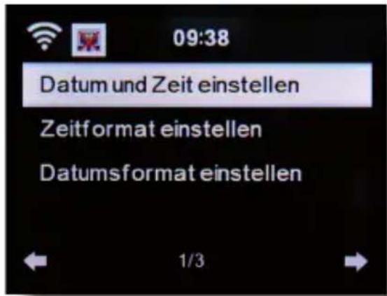 Imperial DABMAN i205 CD - Date et heures - 1