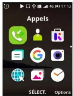 ALCATEL 3088 4G - Liste des applications - 1