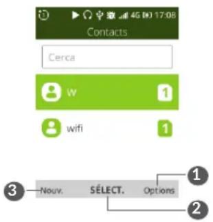 ALCATEL 3088 4G - Consulter votre répertoire - 1