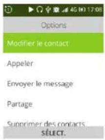 ALCATEL 3088 4G - Modifier vos contacts - 1