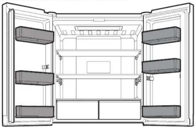 WHIRLPOOL WQ9 B2L CH - Виймання та заміна контейнерів: - 1