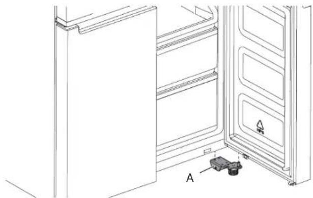WHIRLPOOL WQ9 B2L CH - Enlever et replacer la porte du congélateur/Flexi Freeze - 2