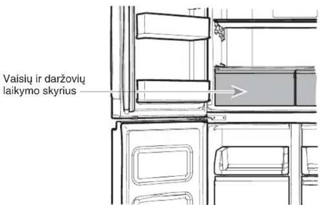 WHIRLPOOL WQ9 B2L CH - Vaisių ir daržovių laikymo skyrius - 1