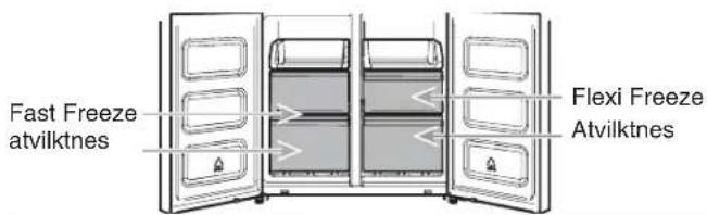 WHIRLPOOL WQ9 B2L CH - Saldētavas nodalījumi - 2