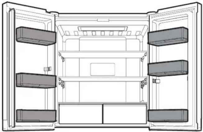 WHIRLPOOL WQ9 B2L CH - 冰箱置物盒 - 1