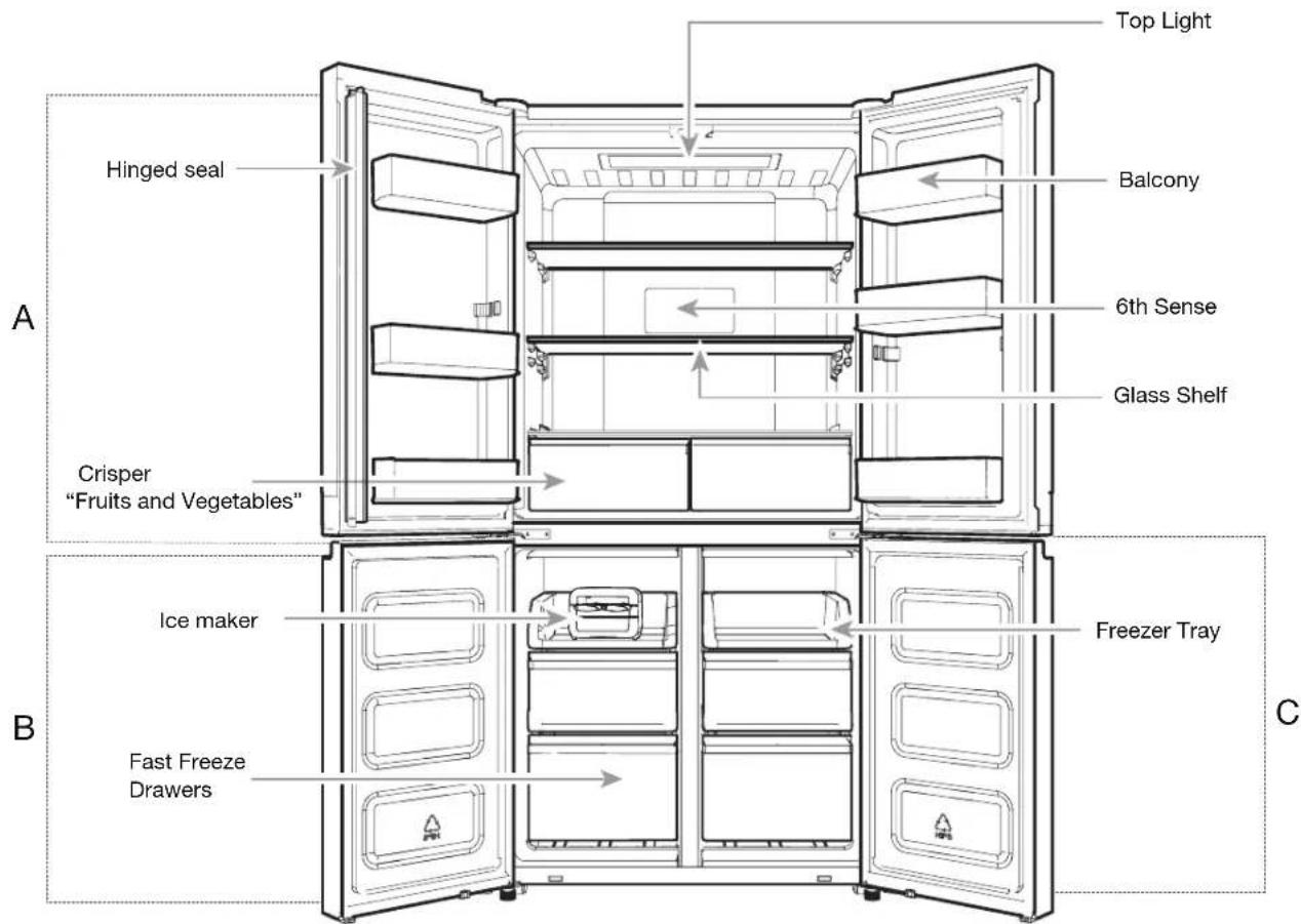 WHIRLPOOL WQ9 B2L CH - PARTS AND FEATURES - 1