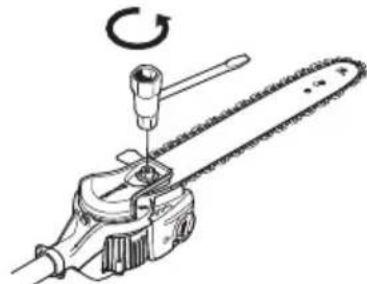 HUSQVARNA 536LiPT5 - Tensioning the chain - 4