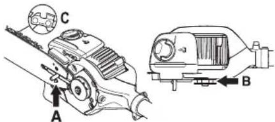 HUSQVARNA 536LiPT5 - Montaje de la espada y la cadena - 2