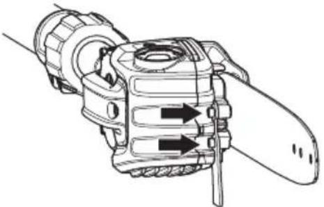HUSQVARNA 536LiPT5 - Mounting the branch hook - 1