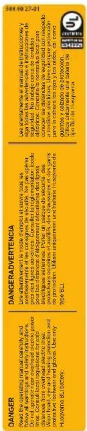 HUSQVARNA 536LiPT5 - EXPLICATION DES SYMBOLES - 4
