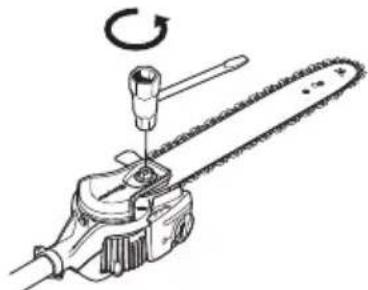 HUSQVARNA 536LiPT5 - Tensado de la cadena - 6