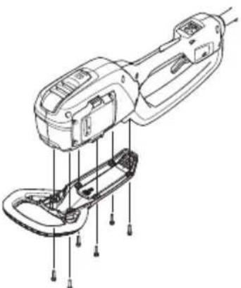 HUSQVARNA 536LiPT5 - Dismantling the impact guard - 1