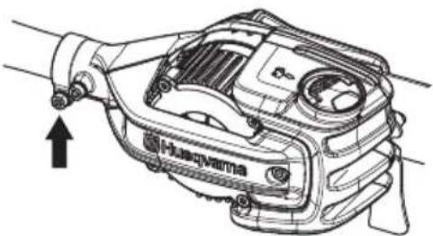 HUSQVARNA 536LiPT5 - Rotating the saw head - 2
