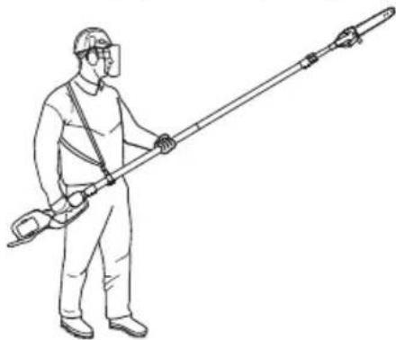 HUSQVARNA 536LiPT5 - Adjusting the harness - 2